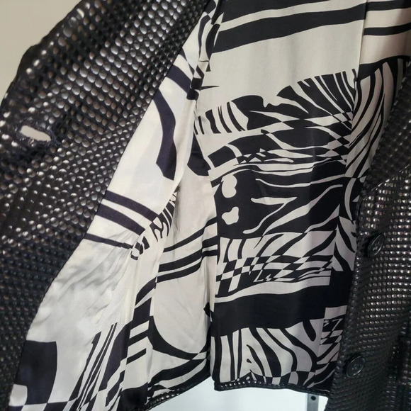 NWT - Alberto Makali Black Beaded Deluxe Jacket (Size 14) - Picture 9 of 14